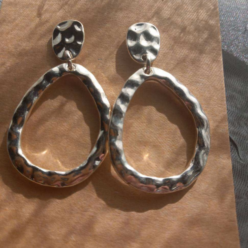 Silver earrings
